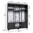 Ver imagem 5 de Guarda Roupa Casal 6 Portas 4 Gavetas Primacy