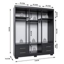 Ver imagem 5 de Guarda Roupa Casal 6 Portas 4 Gavetas Primacy  