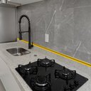 Ver imagem 4 de Perfil Metalizada Autocolante Pvc Acabamento Dourado 15mm X 5m