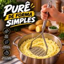 Ver imagem 7 de Kit 3 Amassador de Batata Inox Manual 26cm Pro Chefline 3054