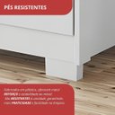 Ver imagem 7 de Guarda Roupa Casal 6 Portas 4 Gavetas Primacy Branco