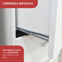 Ver imagem 6 de Guarda Roupa Casal 6 Portas 4 Gavetas Primacy Branco
