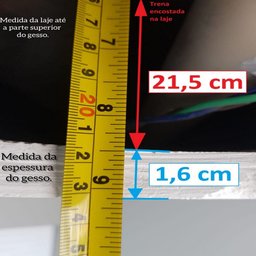Gancho de Balanço Teto de Gesso Lambri Sanca Personalizado Medida de 10 a 60 Centímetros Muito Forte - 2
