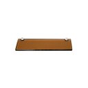 Ver imagem 1 de Porta Shampoo Reto em Vidro Bronze Lapidado - Aquabox - 30cmx9cmx10mm