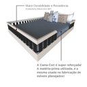 Ver mais imagens de Kit com Cama Casal Infantil e Armário Baixo Montessoriano Branco/Preto