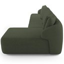 Ver mais imagens de Sofá 5 Lugares com Chaise Direito Sala Living 388cm Arlo F04 Linho Verde - Lyam Decor
