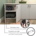 Ver imagem 6 de Kit Cori com Cama Casal e Armário Baixo Montessoriano Branco/Cinza Cristal
