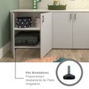 Ver imagem 7 de Kit Cori com Cama Casal e Armário Baixo Montessoriano Branco/Cinza Cristal