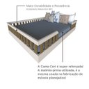 Ver mais imagens de Kit Cori com Cama Casal e Armário Baixo Montessoriano Branco/Carvalho Mel