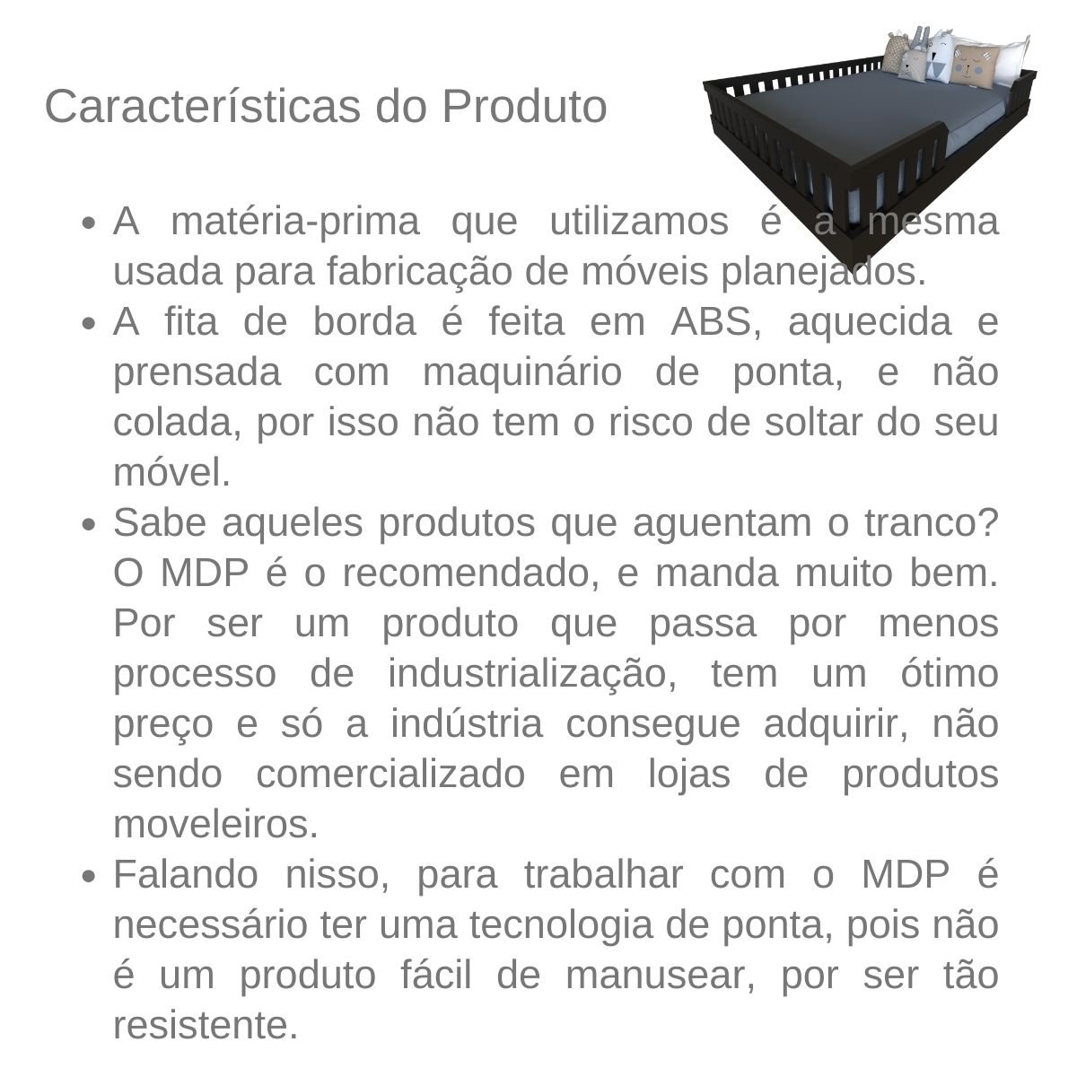 Kit com Cama Casal e Armário Baixo Montessoriano Yescasa - 15