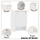 Ver imagem 4 de Conjunto Escritório Office Escrivaninha Balcões Gaveteiro Berlin - Vianossa - Branco
