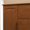 Ver imagem 6 de Cômoda Quarto 118cm 1 Porta 3 Gavetas Madeira Maciça Lone Castanho F07 - Mpozenato