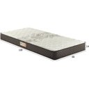 Ver imagem 2 de Colchão Solteiro D33 Bordado 088x188x14cm Ecoline Ecoflex