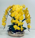 Ver imagem 6 de Arranjo Flores 4 Orquídeas Artificiais Com Vaso
