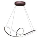 Ver imagem 6 de Lustre Pendente Aneis Infinito Arco 3 em 1 Led 49w Luminaria Ambiente Sala de Estar Quarto Cozinha