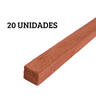 20 Ripas Sarrafos Eucalipto 1x1x50cm Aplainado Artesanato - 2