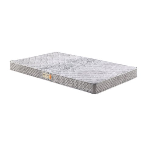 Colchão Casal D33 Bordado 128x188x14cm Ecoline Ecoflex Cinza
