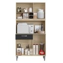 Ver imagem 3 de Armário de Cozinha 4 Portas e 1 Gaveta Michelle Aramóveis