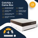 Ver imagem 6 de Cama Box Casal com Colchão de Espuma D33 Double Comfort 138x188x59cm