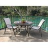 Poltrona Cannes 57x94cm Aluminio com Tela  - 4