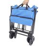 Carrinho Dobrável Articulado Transporte Camping Praia Pesca Até 80 Kg Importway Iwcdca-Az Azul - 6