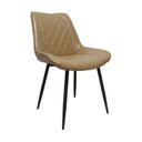 Ver imagem 4 de Cadeira Estofada Pu Matelasse Haifa Fratini