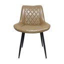 Ver imagem 1 de Cadeira Estofada Pu Matelasse Haifa Fratini