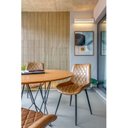 Ver imagem 5 de Cadeira Estofada Pu Matelasse Haifa Fratini