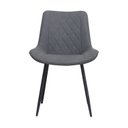 Ver imagem 1 de Cadeira Estofada Pu Matelasse Haifa