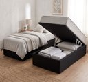 Ver imagem 1 de Cama Box Baú Solteiro + Colchão Anatômico Inovaflex Comfort