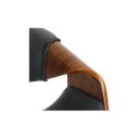 Ver imagem 4 de Cadeira Estofada Madeira Couro Nicole Espresso Móveis