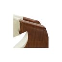 Ver imagem 5 de Cadeira Estofada Madeira Couro Nicole Espresso Móveis