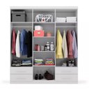 Ver imagem 2 de Guarda-roupa Casal 6 Portas 4 Gavetas Advantage