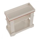 Ver imagem 3 de Bar Bronze 1 Prateleira Off White - Pnr Móveis