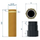 Ver imagem 2 de Suporte Fixação Longo Torneira Gourmet Rosca Metalica 191996