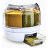 Dispenser de Alimentos e Grãos Giratório com 6 Divisões - 2