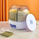 Ver imagem 3 de Dispenser de Alimentos e Grãos Giratório com 6 Divisões