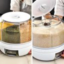 Ver imagem 4 de Dispenser de Alimentos e Grãos Giratório com 6 Divisões