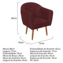 Ver imagem 3 de Poltrona Pés Palito Herrera 