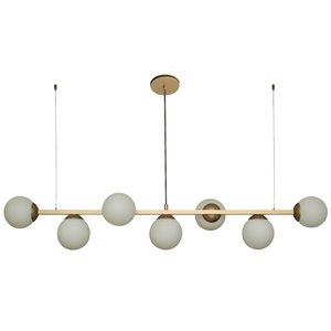 Pendente Jabuticaba 7 Esferas Dourado Fosco 1