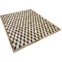Ver imagem 2 de Tapete de Couro 3D Bege 2,00x2,50 com Bordas