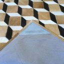 Ver imagem 3 de Tapete de Couro 3D Bege 2,00x2,50 com Bordas