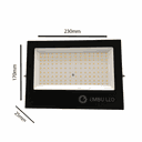 Ver imagem 2 de Refletor Led 200w 3000k Bivolt Ip66 23cm