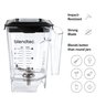 Blendtec Mini Wildside Jar (46 Oz) com Tampa Ventilada - Bpa-free - Clear - 5