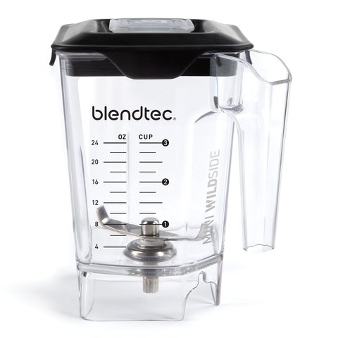 Blendtec Mini Wildside Jar (46 Oz) com Tampa Ventilada - Bpa-free - Clear