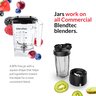 Blendtec Mini Wildside Jar (46 Oz) com Tampa Ventilada - Bpa-free - Clear - 3