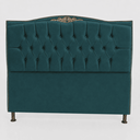Ver imagem 2 de Cabeceira Cama Casal Queen Greta 160cm Estofada Suede Design Clássico