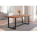 Ver imagem 1 de Mesa Jantar 210x92cm Tampo Madeira Maciça Lumber CabeCasa MadeiraOriginals Marrom