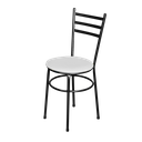 Ver imagem 4 de Cadeira Para Cozinha Epoxi Craqueada Assento Estofado Lamar Design Marrom