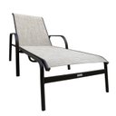 Ver imagem 1 de Espreguiçadeira Reclinável 72x193cm em Alumínio com Tela Cannes 